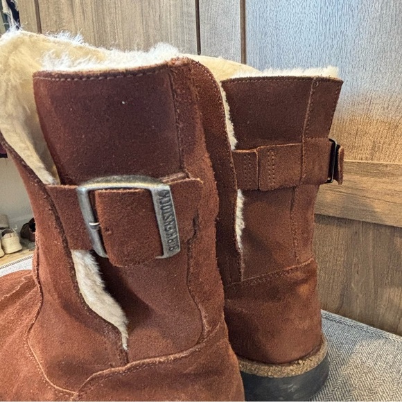 Birkenstock Brown Suede Women's Boots - Picture 2 of 13